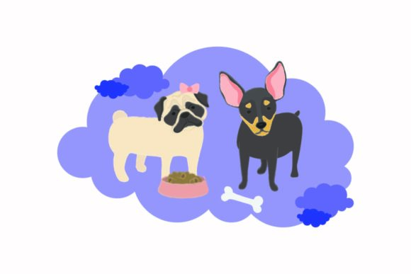 Download Dog Cute Animal Cloud Background - Animal Collection