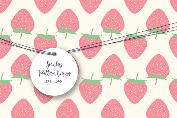 Download Strawberry Fruit Pattern Graphic - Premium Bundle