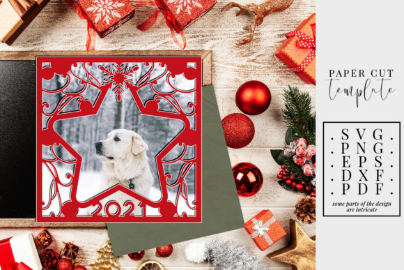 Download Christmas Frame Paper Cut - Premium Resources